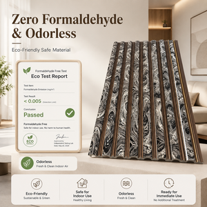 Panel de Pared de Lujo PS, Poliestireno de Alta Densidad, Impermeable, Decorativo, Revestimiento de Pared 3D Color Carbón, para Baño y Escaleras - Product Image 5