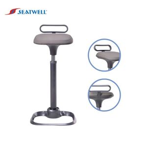 Silla ergonómica inclinable con patas altas y barra oscilante - Product Image 1