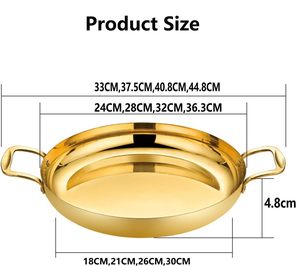 Poêle à frire et plancha XXL en acier inoxydable de qualité supérieure avec couvercle, compatible induction, lave-vaisselle et four - Product Image 4