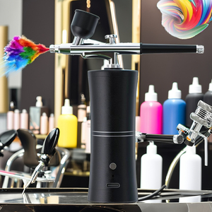 Kit de Aerógrafo de Alta Presión con Compresor para Maquillaje, Base, Cejas, Tinte de Uñas, Pintura para Pasteles - Product Image 3