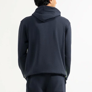 Sudadera con Capucha para Hombre, Corte Regular, Diseño de Bloques de Color, Forro Polar, Estilo Casual para Otoño, Tejido de Punto, con Bolsillos - Product Image 3