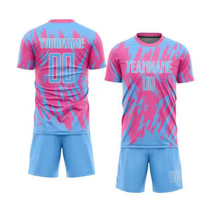 Uniforme de Fútbol Hecho en Pakistán, 100% Poliéster, Color Personalizado, Uniforme de Fútbol para Venta en Línea - Product Image 1