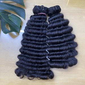 Cabello Humano Virgen Camboyano Más Vendido, Súper Ondulado, Rizo Natural Suelto, 100% Cutícula Alineada, Sin Productos Químicos Procesados, Sin Enredos - Product Image 1