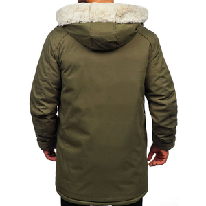 Trending Men's Parka <b>Jacket</b> With 300gsm <b>Quilt</b> Fully Warm Made in Pakistan OEM Service Customized - Product Image 5