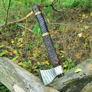 Burraq Hacha de Corte Tomahawk de Acero al Carbono Hecha a Mano de 19 Pulgadas con Mango de Palisandro, para Uso Industrial y Exterior, Regalo del Día del Padre - Product Image 2