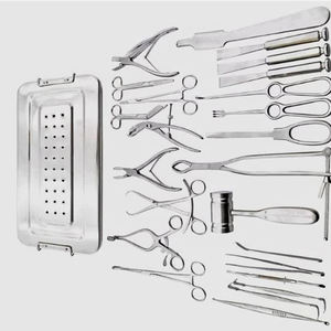 Juego Básico de Cirugía Ortopédica de 25 Piezas, Instrumentos Quirúrgicos Manuales de Acero Inoxidable Alemán con Caja - Product Image 2