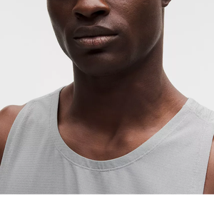 Débardeur de sport personnalisé grande taille pour homme, respirant, séchage rapide, léger, en coton tricoté, pour la gym et l'entraînement - Product Image 4