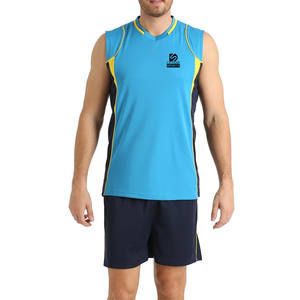 Derniers modèles de maillots de volley-ball imprimés au style unique, service OEM, couleur unie, séchage rapide, durables, en gros - Product Image 2