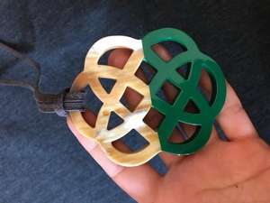 Pendentif en corne de buffle naturelle de luxe fait main, étanche, motif animal, collier pendentif Dote Dote, best-seller par HF CRAFTS - Product Image 3