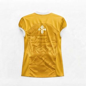 เสื้อฟุตบอลอเมริกันชาย คอวี ผ้าโพลีเอสเตอร์ 100% พิมพ์ลายด้วยความร้อน โดย RIVIAN ATLANTIC - Product Image 3