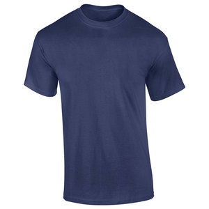 Camiseta Formal de Cuello Redondo para Hombre, 100% Algodón, Corte Holgado, Manga Corta, Transpirable, Anti-Pilling, de Alta Calidad, al Mejor Precio - Product Image 1