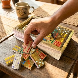 Metier Wooden Game Board Game Flying <b>Chess</b> <b>Set</b> for Promotion Gift Mini <b>Travel</b> Indoor Women Men Wood <b>Chess</b> Game for Adults - Product Image 3