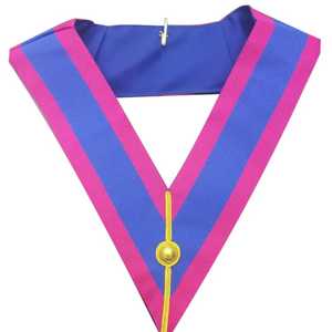 Colliers de régalia maçonniques fabriqués en usine, qualité supérieure, broderie personnalisée, faits à la main, vente en gros - Product Image 3