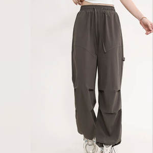 Haute qualité femmes décontracté Caro pantalon taille moyenne plat avant coton tissu Anti-boulochage pour la saison de printemps en gros disponible - Product Image 6