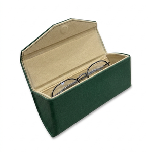 กล่องใส่แว่นตาแม่เหล็กสามทบผ้าหนังนิ่มลายเอเพ็กซ์ - Product Image 4