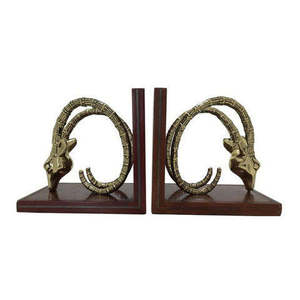 Serre-livres design cheval aspect métal vintage, best-seller, avec base, pour bibliothèques, bureaux, écoles, utilisation sur table - Product Image 4