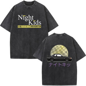 เสื้อยืดโอเวอร์ไซส์ลายกราฟิกคุณภาพสูง พิมพ์ลายปลาญี่ปุ่น ผ้าฝ้าย สตรีทแวร์ ทรงหลวม จากซัพพลายเออร์ - Product Image 3