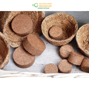 ECO2GO VIETNAM - Combo Completo de Pellets de Fibra de Coco con Macetas de Fibra de Coco para Jardinería Interior y Exterior - Product Image 5
