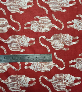 Tissu en coton tricoté imprimé à la main motif tigre, style indien, léger, respirant, écologique, vente en gros, collection 2026, best-seller - Product Image 2