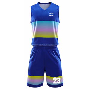 Maillot de basketball personnalisé imprimé par transfert thermique, séchage rapide, grande taille, respirant, vente en gros - Meilleures ventes - Product Image 2
