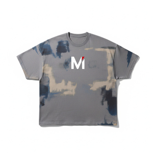 เสื้อยืดทรงบ็อกซี่ผู้ชาย ผ้าคอตตอนหนานุ่ม ทรงหลวม สไตล์สตรีทแวร์  เรียบง่าย  รับสกรีนลายกราฟิกตามสั่ง - Product Image 1