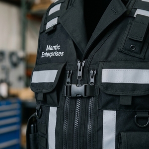 Chaleco Reflectante de Alta Visibilidad, Chaleco de Seguridad, Chaqueta de Seguridad para la Construcción, Ropa Reflectante Transpirable de Alta Visibilidad - Product Image 2