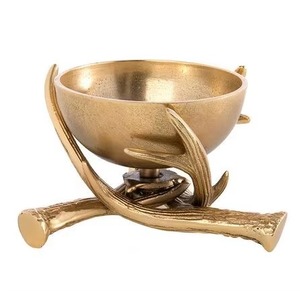 Bol à fruits en métal doré de qualité supérieure, décoratif, pour le rangement et le service, idéal pour la maison, la cuisine, la salle à manger et le salon, en quantité importante - Product Image 4