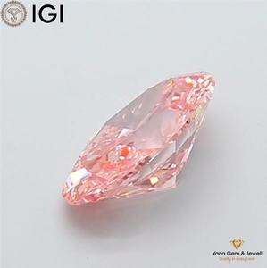 เพชรทรงรี 2.00 กะรัต สีชมพูสดใส ระดับความสะอาด VS1 ผลิตด้วยวิธี CVD พร้อมใบรับรอง IGI สำหรับแหวนขอแต่งงาน - Product Image 5