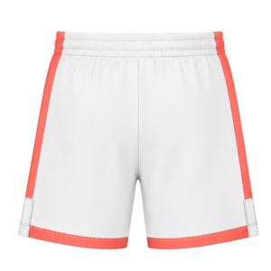 Conjunto de Camiseta y Pantalones Cortos de Rugby Color Naranja Coral y Blanco, Cuello en V, Uniforme de Equipo Personalizado, Ropa Deportiva Transpirable para Entrenamiento - Product Image 6