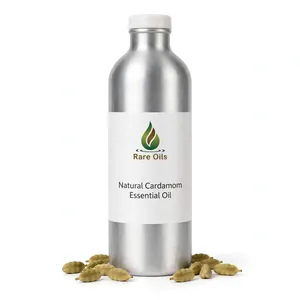 Huile essentielle de cardamome naturelle RARE HANU 100% pure, distillée à la vapeur, huile d'aromathérapie pour massage et tous types de peau - Product Image 1