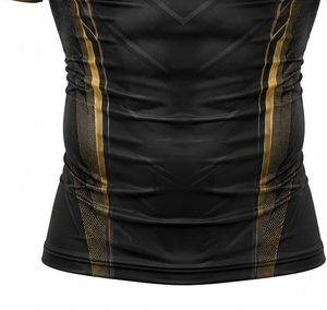 Camiseta de Compresión de Manga Larga para Hombre, Absorbente de Impactos, con Correa Ajustable, Nailon, Spandex, Poliéster, Deportiva, Sin Costuras, con Logotipo Personalizado - Product Image 5