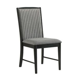 Silla Tapizada Negra con Estructura de Madera, Silla de Comedor, Proveedor Premium de Malasia, Muebles para el Hogar y la Cocina, Asientos para Proyectos Residenciales - Product Image 6