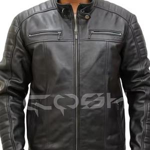Chaqueta Bomber de Cuero Sintético Duradera para Hombre, Diseño Personalizado, Corte Ajustado, Cuello Alto, Proveedor para Pedidos al por Mayor - Product Image 5