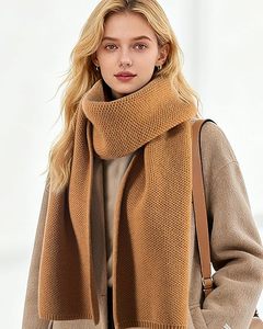 High-Street Unisex Adjustable Knitted <b>Scarf</b>-Urban Fashion Winter Muffler-Custom Logo Soft Rib-Knit Trendy <b>Scarf</b> with OEM Service - Product Image 2