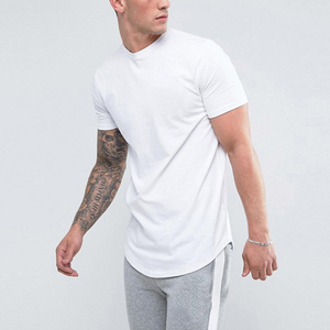 Camiseta de Algodón Blanca para Hombre, Corte Ajustado, Manga Corta, Cuello Redondo, Diseño Transpirable, Estilo Casual - Product Image 1