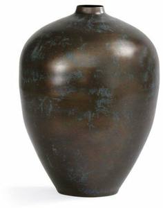 Vase en métal aspect béton finition antique sur mesure OEM, pot à fleurs gris vieilli, durable, pour jardin intérieur, vente en gros en vrac - Product Image 2