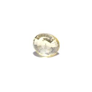 Loose 3.38 Carat Oval Cut Yellow Sapphire Gemstone for Fine Jewelry - Product Image 2