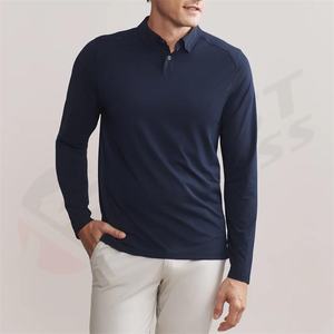 Camisetas Casuales de Punto Grueso con Logotipo Personalizado, 100% Algodón, Camisetas de Manga Corta con Cuello en V para Hombre - Product Image 5