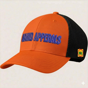 Gorra de Béisbol de Felpa Personalizada con su Propio Logotipo, Diseño OEM, 5 Paneles de Malla, Cierre a Presión, Unisex, con Parche Impreso en Serigrafía - Product Image 5
