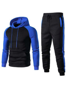 Conjunto Deportivo de Sudadera con Capucha y Pantalones Jogger para Hombre, Estilo Urbano, con Bolsillo Canguro, para Invierno, Gimnasio y Deportes, 100% Algodón, Venta al Por Mayor - Product Image 3