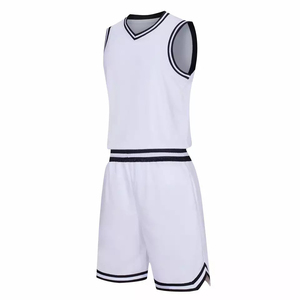 <b>Men</b> Basketball Uniforms Custom Wicking Fabric Sublimated Breathable Quick Dry Mesh Jersey Shorts Set Logo - Product Image 2