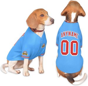Camiseta de béisbol para perros de malla personalizada, uniforme deportivo de moda para cachorros, fabricante OEM, ¡la más vendida! - Product Image 1