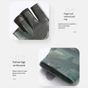 Guantes de Pesca de Diseño Personalizado |   Equipo de Marca Minimalista con Aspecto Discreto y Lujoso |   Precio de Fábrica al por Mayor - Product Image 2