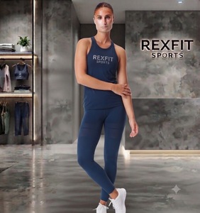 REXFITSPORTS 2026 เสื้อกล้ามผู้หญิงแบบสลิมฟิต ไม่มีแขน สำหรับออกกำลังกาย โยคะ ผลิตโดยผู้ผลิตเสื้อผ้ากีฬาแบบรับผลิตแบรนด์ส่วนตัว พร้อมบริการสกรีนโลโก้ - Product Image 6