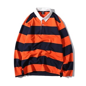 Camiseta Casual de Manga Larga para Hombre, Tejido Sólido, Transpirable, de Algodón, Hilo Teñido Anti-Pilling, 240g, Corte Regular - Product Image 4