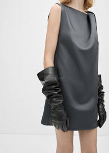 Guantes Profesionales de Cuero para Motociclismo de Carreras, Protección Larga para Muñeca, Protector de Nudillos de Fibra de Carbono, Guantes Completos para Motociclistas - Product Image 6