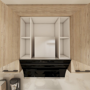 Armario de cocina con coctelera de estilo europeo moderno de JY Furniture, carcasa de MDF ensamblada LISTA DE Vietnam, cajón deslizante con acabado de puerta de PVC - Product Image 2
