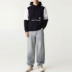 Sudadera con Capucha Extra Grande para Hombre, Diseño Moderno, Alta Calidad, Lavado Ácido, Informal, para Invierno, 100% Algodón, Forro Polar - Product Image 4