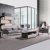 Canapé de bureau de haute qualité, canapé du milieu du siècle, Base et pieds en bois, salon, chaise d'attente, ensemble de canapés de bureau