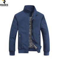 Blouson bomber en toile imperméable coupe-vent écologique confortable décontracté pour homme, veste légère coupe-vent 5 poches